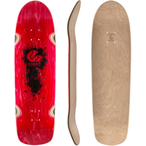 Comet Shred 35" Red Skateboard Deck
