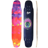 Rayne Whip 44" Peacock Longboard Deck