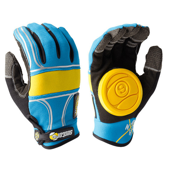 Sector 9 BHNC Slide Gloves Blue/Yellow