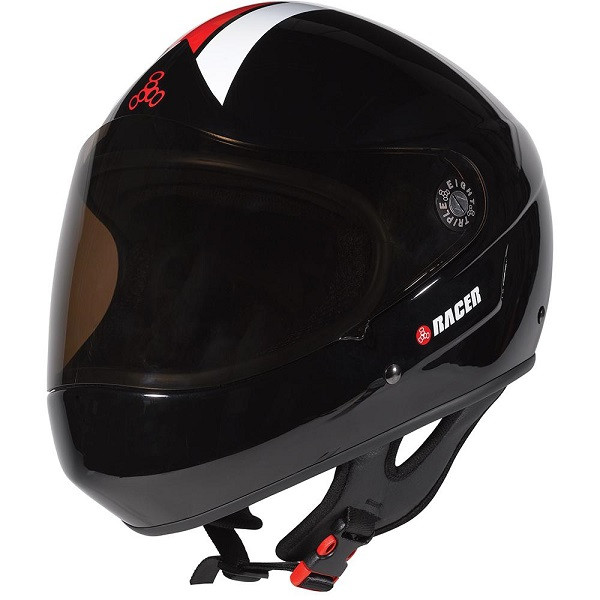 Triple Eight Racer Black Helmet