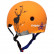Triple Eight Brainsaver Orange Rubber Helmet