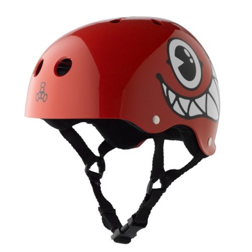 Triple Eight Apple Red Gloss Helmet