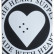 Heart Supply Logo Badge Black Longboard Complete