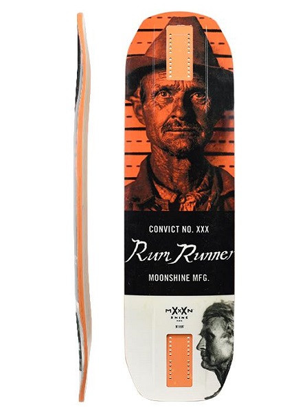 Moonshine Rum Runner Convict V2 Longboard Deck