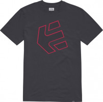 etnies Crank SS Black/Red Tee