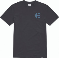 etnies MTN Lable Black/Blue Tee