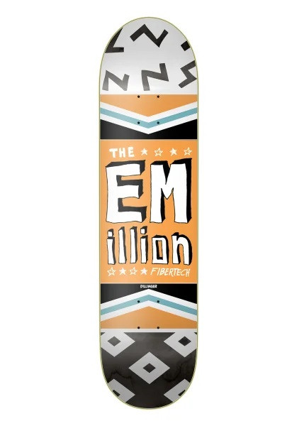 EMillion Fibertech Exodus Pro Dillinger 8,125" Skatebaord Deck