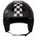 S-One Retro Lifer Black Gloss/White Checkers Helmet 